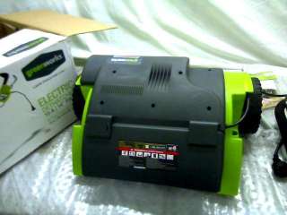 Greenworks 27022 14 Inch 10 Amp Electric Dethatcher  