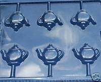 TEAPOT LOLLIPOP SMALL CANDY MOLD MOLDS PARTY FAVORS  