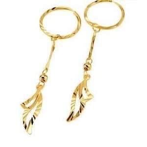  Gold Plated Geometric Shape Dangle Earrings Jewelry