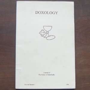  Doxology (Journal of the Order of Saint Luke, Volume 13 