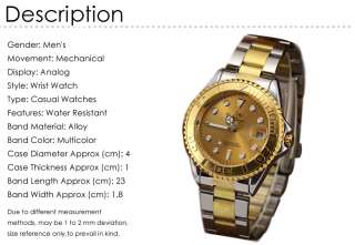  mechanical display analog style wrist watch type casual watches 