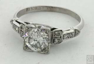   DIAMOND WEDDING RING $9,100 RETAIL 1.10CT CENTER US61258009D  