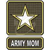 Army Mom Womens White T Shirt Size L  