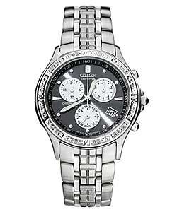 Citizen Lucca Mens Eco drive Chronograph Watch  Overstock
