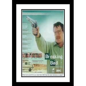  Breaking Bad 32x45 Framed and Double Matted TV Poster 