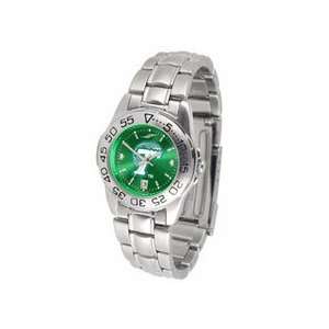  Tulane Green Wave Sport AnoChrome Ladies Watch with Steel Band 