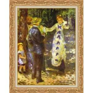 The Swing by Pierre Auguste Renoir   Framed Artwork  