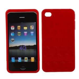  Red Shining Dot Hard Case Cover For Apple iPhone 4: Cell 