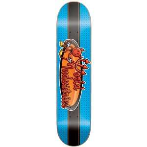  Racing Stripe Skateboard Deck (7.75 X 31.5) Sports 