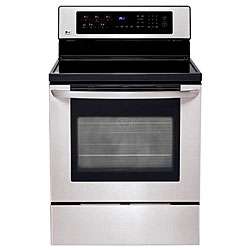 LG Stainless Steel Electric Range Stailess Steel Oven  Overstock