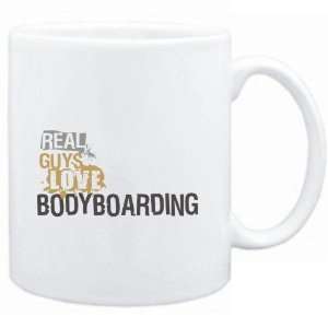    Mug White  Real guys love Bodyboarding  Sports