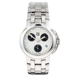 ESQ Mens Crestone Stainless Steel Silver Dial Chronograph Watch 
