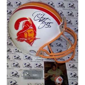  Autographed Derrick Brooks Helmet   Authentic   Autographed NFL 