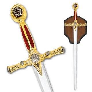 45 Masonic Ceremonial Sword Templar Knight Freemasonry:  