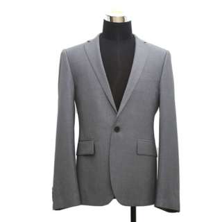 NEW MOD MEN HOMME Charcoal 1 Button Jacket Blazer Slim  