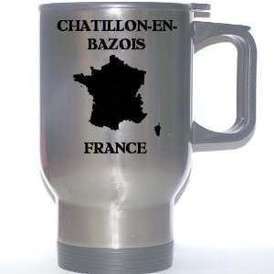 France   CHATILLON EN BAZOIS Stainless Steel Mug