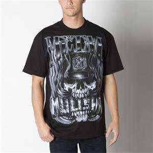  Metal Mulisha Crusher T Shirt   2X Large/Black Automotive