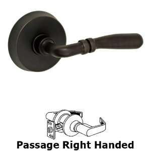  Right handed passage pistol lever with beveled round rose 