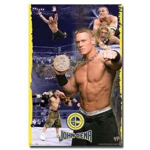   WWE Wrestling Superstar Poster John Cena (9116): Toys & Games