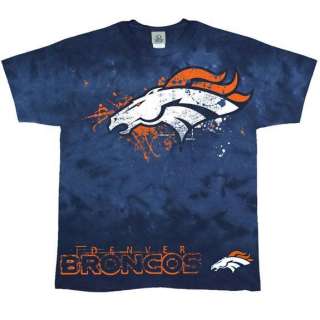Denver Broncos Fade Tie Dye T 2X  