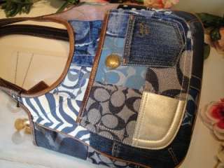   JEAN LEGACY LEATHER SIG C ERGO L & ROOMY PATCHWORK TOTE BAG  