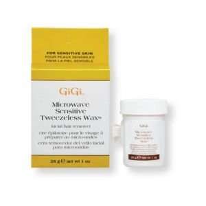  GiGi Microwave Sensitive Skin Tweezeless Wax   1oz Health 
