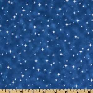  44 Wide Bethlehem Starlight Blue Fabric By The Yard 