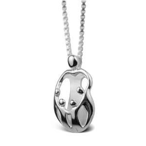 Loving Family® Small Sterling Silver Pendant with Extender   Mother 
