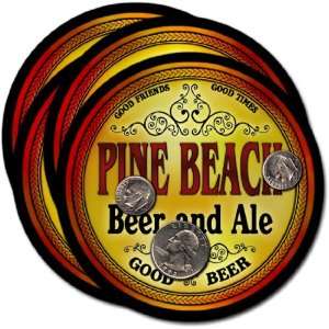  Pine Beach , NJ Beer & Ale Coasters   4pk 
