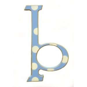   Newarrivals WPDB 051 5 in. Polka Dot Letters B in Blue: Home & Kitchen