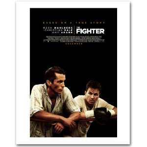  The Fighter Poster   Mounted (Framed) 2010 Movie Christian Bale 