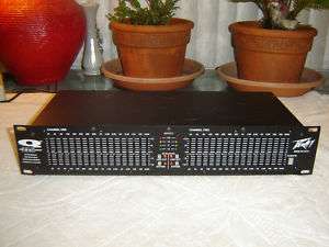 Peavey Q 215, Stereo Graphic Equalizer, Vintage Rack  
