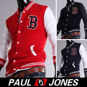 Mens Baseball/Varsity Jackets Coats Sportswear Uniform Outerwear 