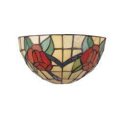 Cut Glass Floral Wall Sconce  Overstock