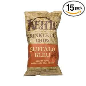 Kettle Chips Buffalo Bleu, 5 Ounces (Pack Of 15)  Grocery 