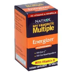  Natrol My Favorite Multiple Energizer 60 Tabs Health 