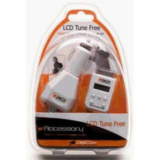  digicom ip 225   LCD Tune Free FM Transmitter iPod   White 