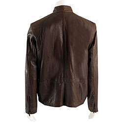 Kenneth Cole Reaction Mens Leather Jacket  Overstock