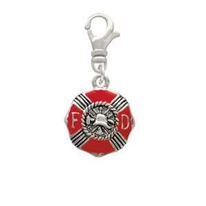   Department Medallion Silver Plated Clip on Charm [Jewelry] Jewelry