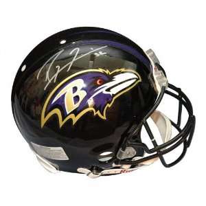  Ray Lewis Baltimore Ravens Autographed Pro Helmet Sports 