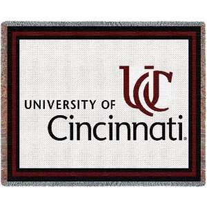  Univ of Cincinnati Mark II   69 x 48 Blanket/Throw 