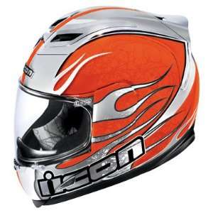   Airframe Motorcycle Helmet   Claymore Orange Chrome