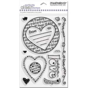   Love   Stampendous Perfectly Clear Stamps Arts, Crafts & Sewing