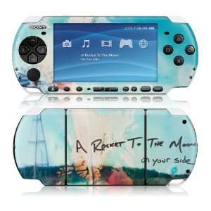   Sony PSP 3000  A Rocket To The Moon  On Your Side Skin Electronics