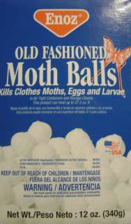   Balls Naphthalene Gnats Fleas Deer Snakes Made In USA America  