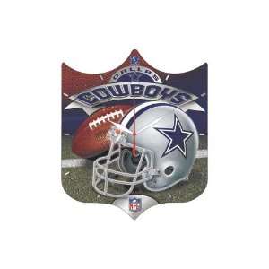   Cowboys High Definition Plaque Clock 
