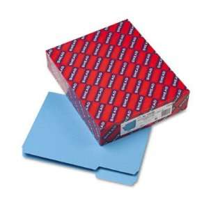   File Folders 1/3 Cut Top Tab Letter Blue 100/Box
