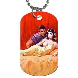  Elizabeth Taylor Cleopatra Dog Tag with 30 chain necklace 