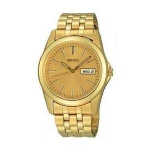  Seiko Gold Tone Date/Day Mens Watch SGG698: Everything 