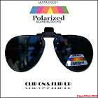 polarized new mens clip on sunglasses flip up fishing glare